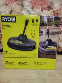 RYOBI
12 in. 2,300 PSI Electric Pressure Washers Surface Cleaner