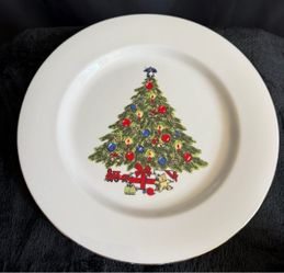 Christmas Tree Ceramic Dinner Plates