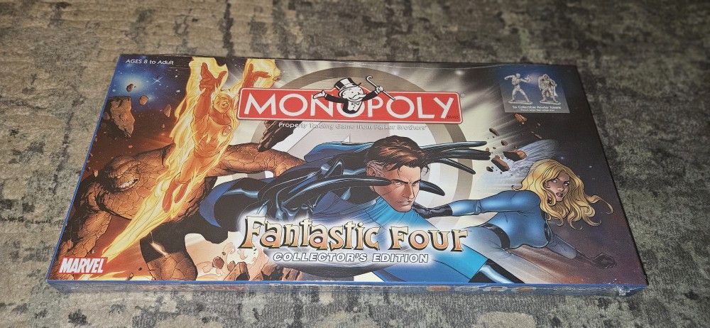 Monopoly Fantastic Four Collector's Edition (2005) Brand New & Factory Sealed!!