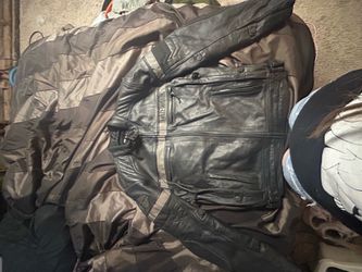 Harley Davison leather coat