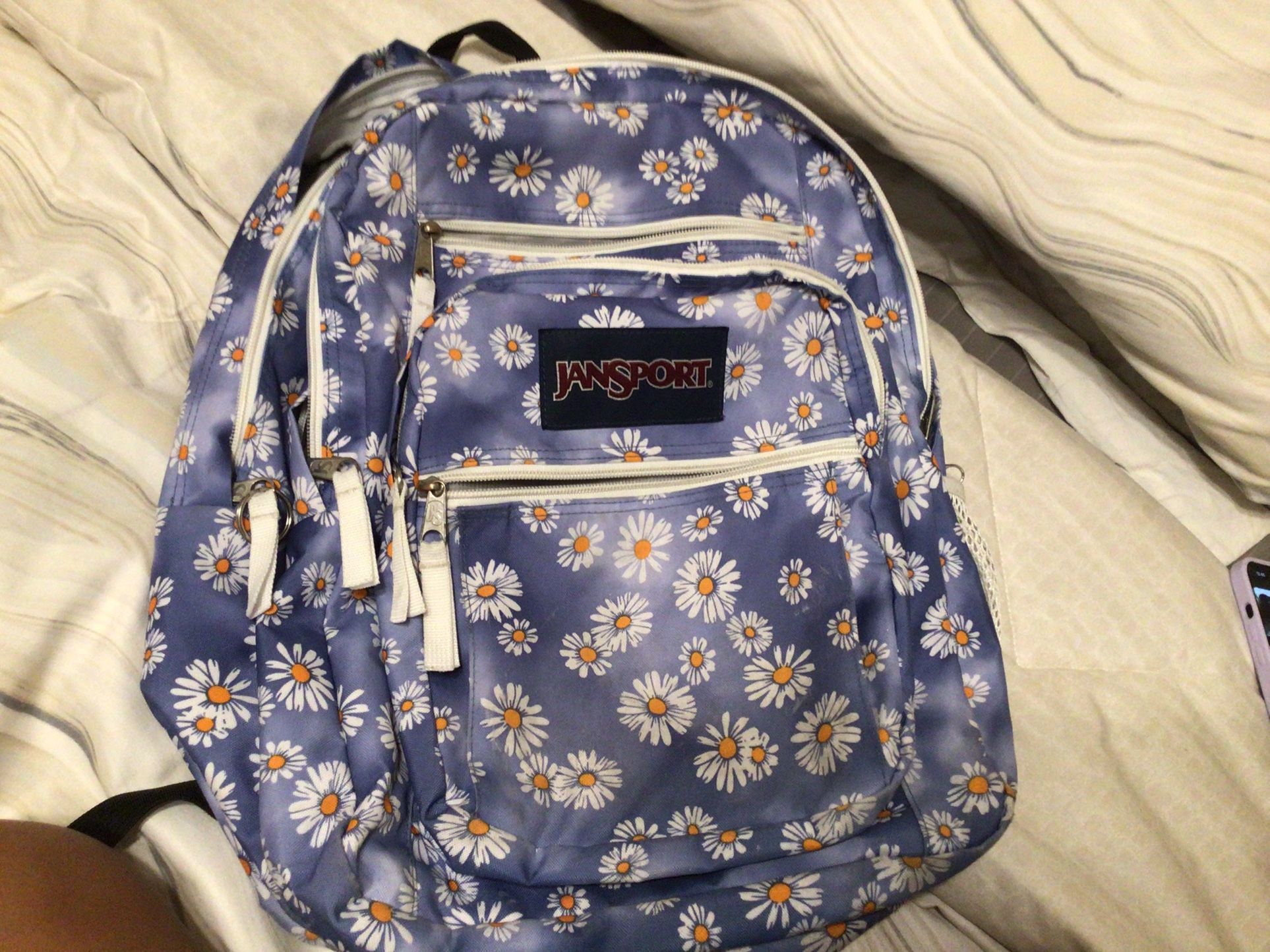 Jansport Big Student Daisy Backpack Blue