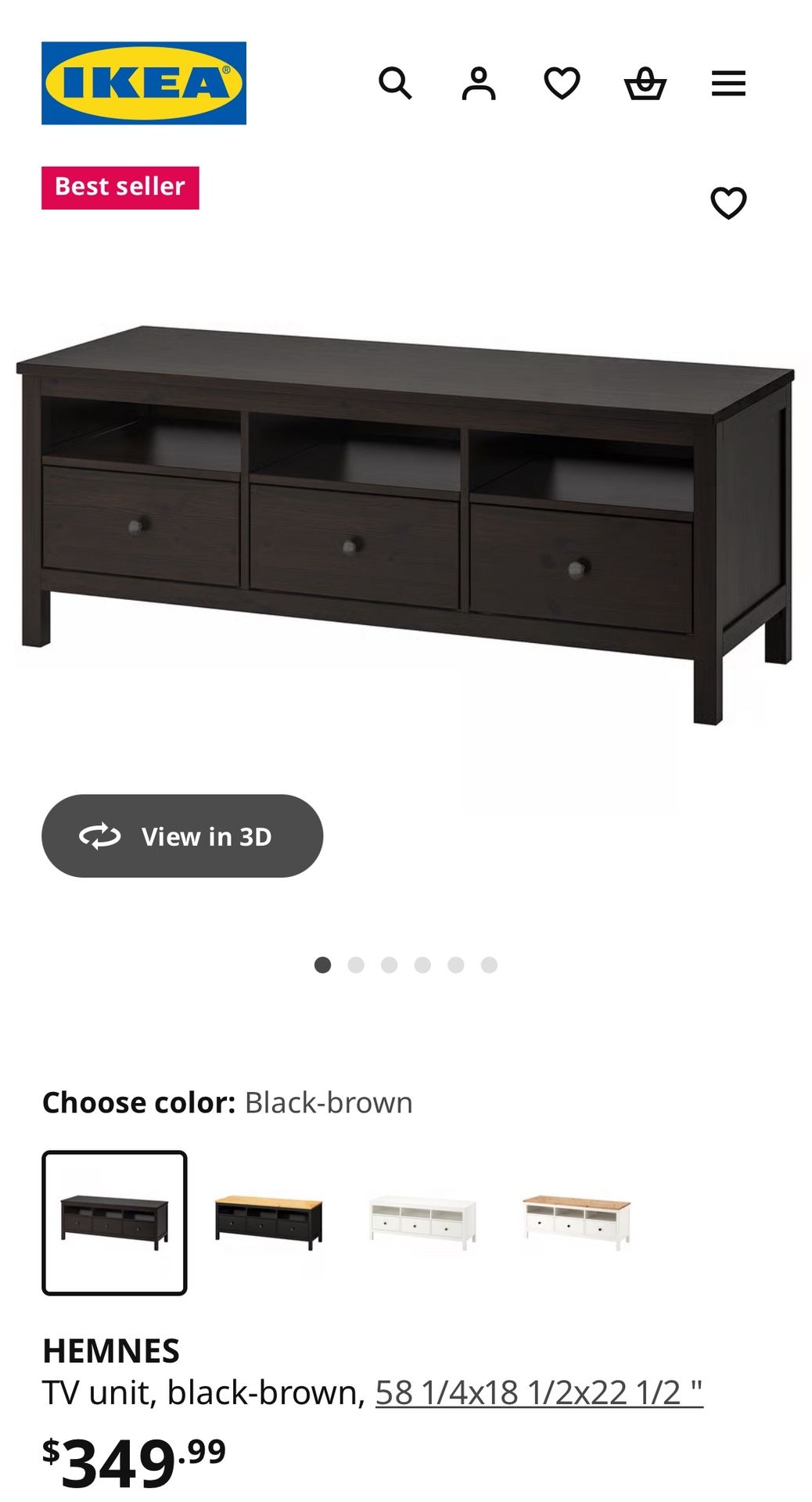 IKEA Hemnes  Tv Stand