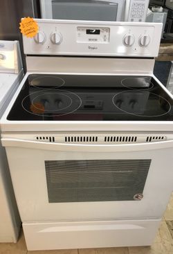 Stove whirlpool/ cooking on/hot surface/ Oven Light/ clock/ timer set/ 6 months warranty