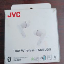 JVC Gumy True Wireless Earbuds Headphones HA-B5T White