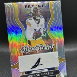 🔥2024 Panini Prizm George Pickens Significant Signatures Auto #SS-GPS Cowboys!!
