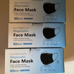 Disposable adults face mask 50pc*3