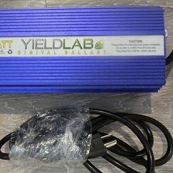 Yield Lab Horticulture 600w Slim Line Dimmable Digital Ballast for HPS MH Grow L