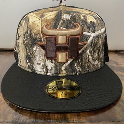 Houston Texans Realtree Camo Trucker 59Fifty Fitted Hat Cap Size 7 3/8
