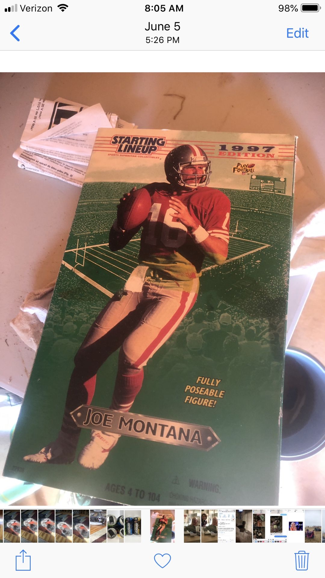 Joe Montana figure