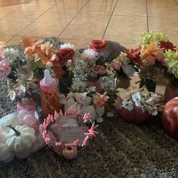 Baby Shower Little Pumpkin On Her Way Decorations