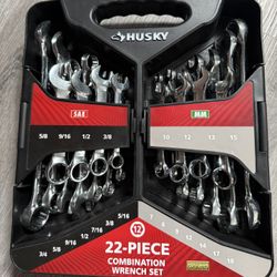 Husky 22-Piece Combination Wrench Set