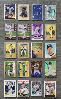 Derek Jeter Lot of 20 Total Baseball Cards HIGH GRADE MINT HOF New York Yankees