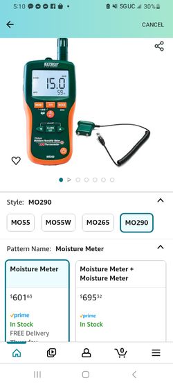 Pinless Moisture Reader