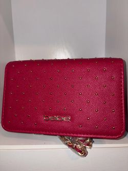 ONLY ONE LEFT bebe NWT Studded Crossbody Dark Pink
