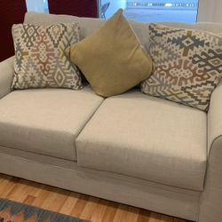 Living Spaces Sofa Set