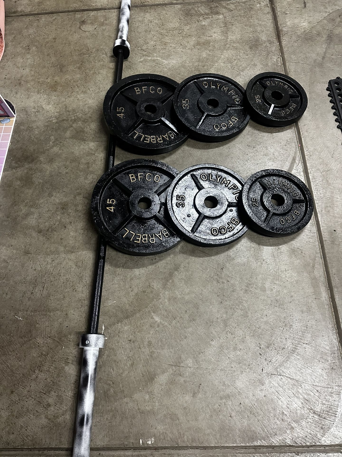 Weights And Bar $350 First Come