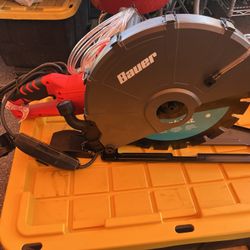 BAUER 14” Portable Concrete Saw 