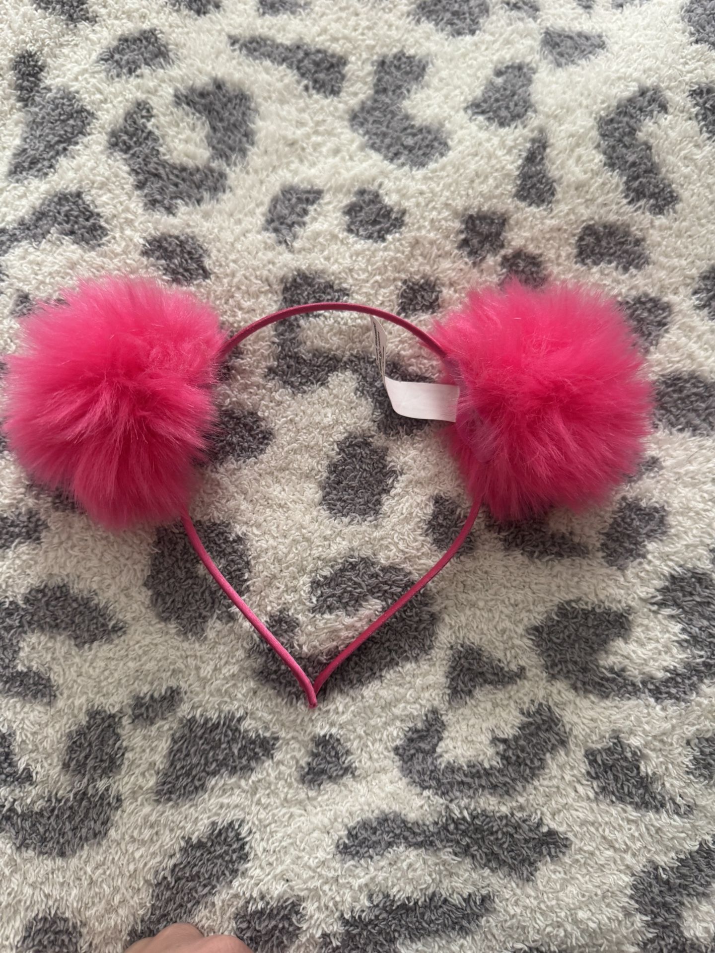 Pink Fluffy Headband
