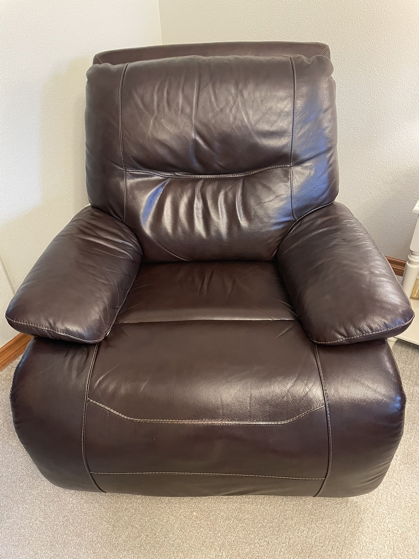 Leather Recliner 