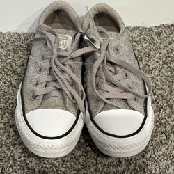 Converse All Star Gray Low Tops Women’s Size 5