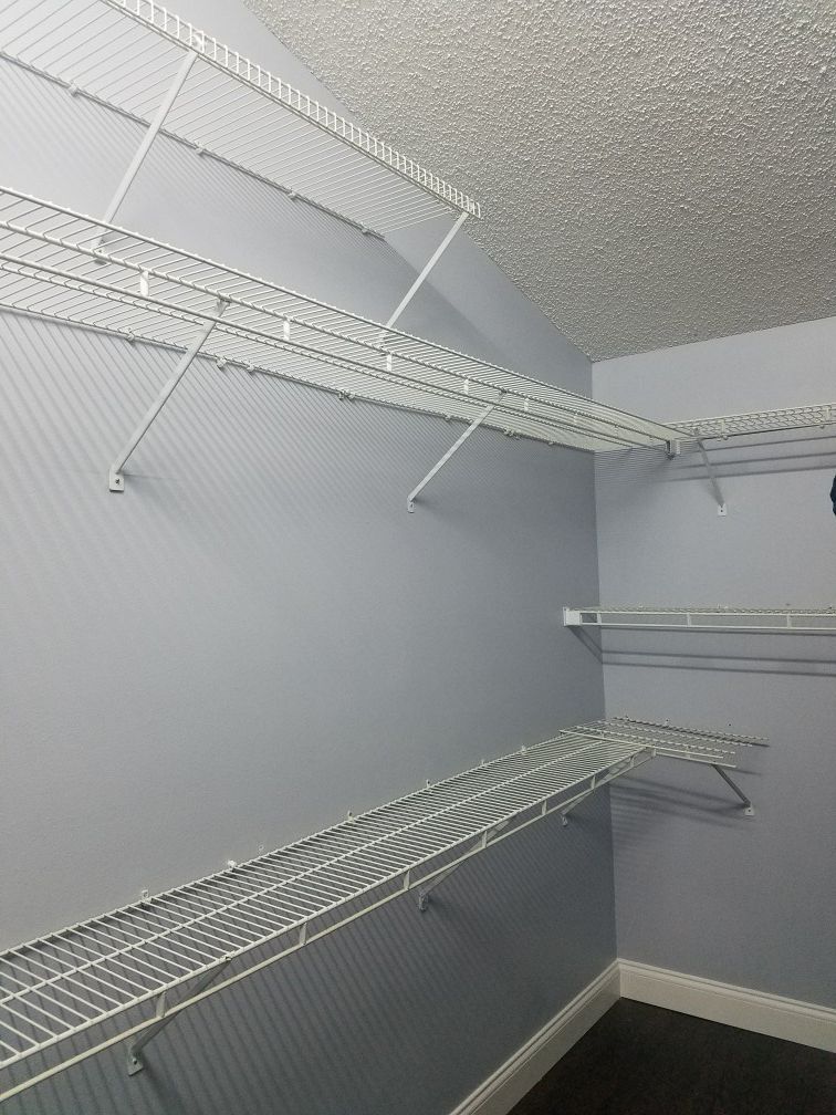Shelves for closet 75$ for all,diff sizes
