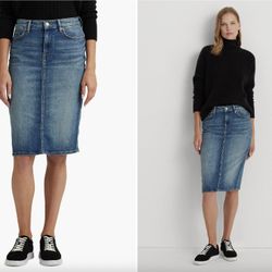 Ralph Lauren Denim Skirt
