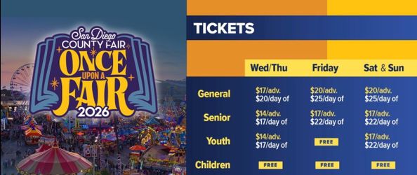 Del Mar Fair Tickets