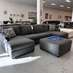 Charcoal Sectionals Sofas Couch 