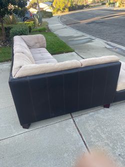 Well loved sofa,