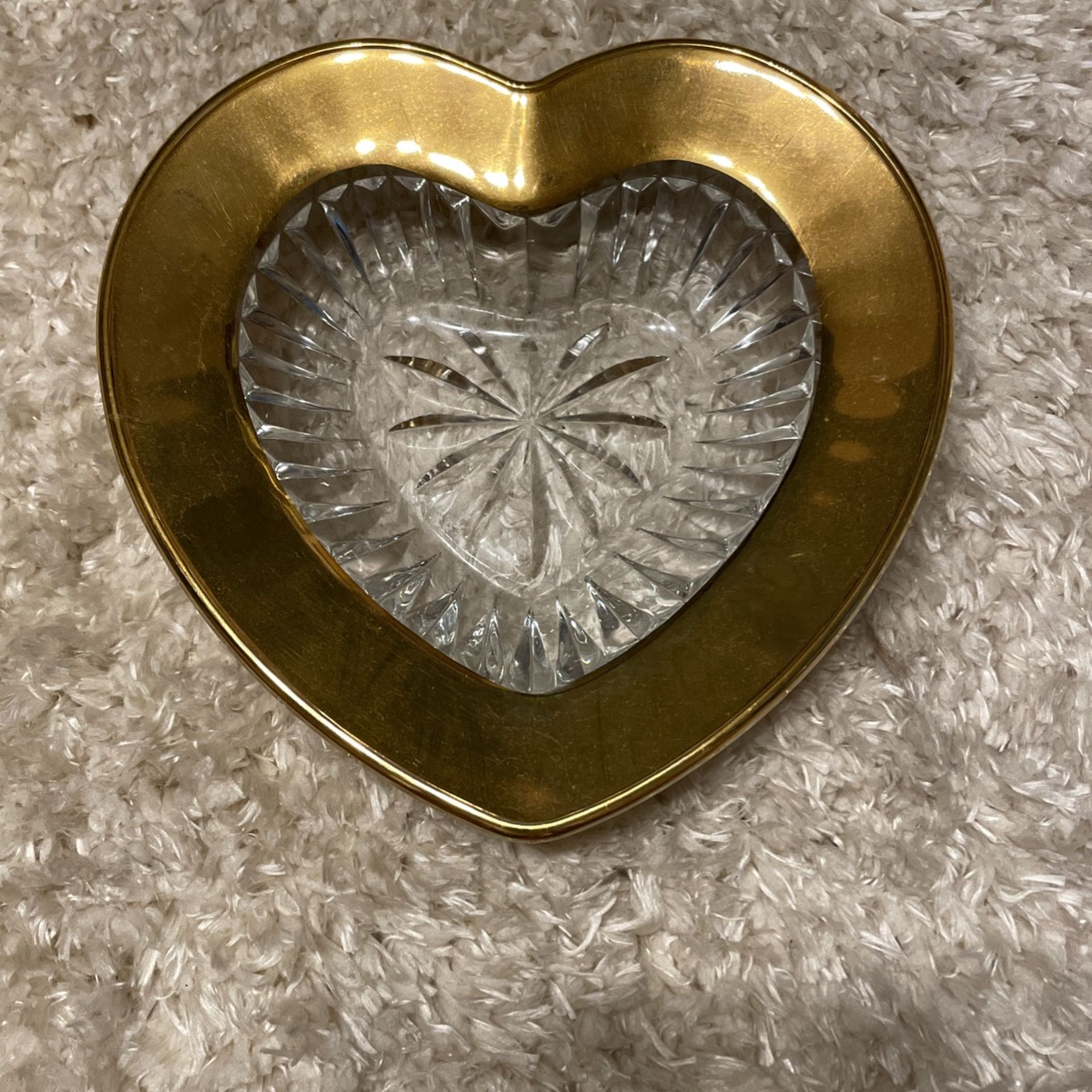 Heart Glass Tray