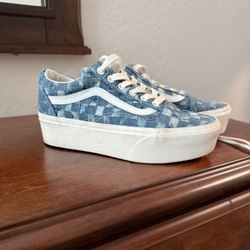 Denim Platform Vans 