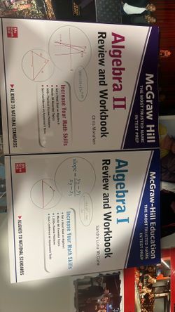 Algebra I And Algebra II Workbooks