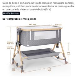  Baby crib 5 in 1
