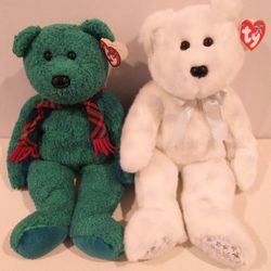 Retired Ty Beanie Buddies--Teddy Bear Duo $15 each