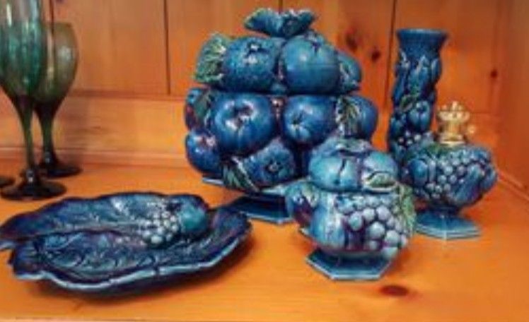 Vintage 1960's 5 Piece  Inarco Mood Indigo Set