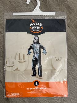 Hyde & EEK Kids' X-Ray Skeleton Halloween Costume Small