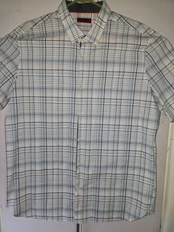 Mens Short Sleeve Button Up