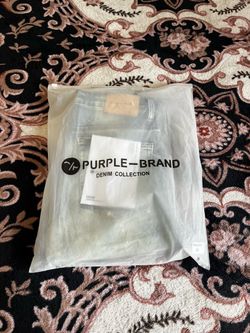 Purple jeans