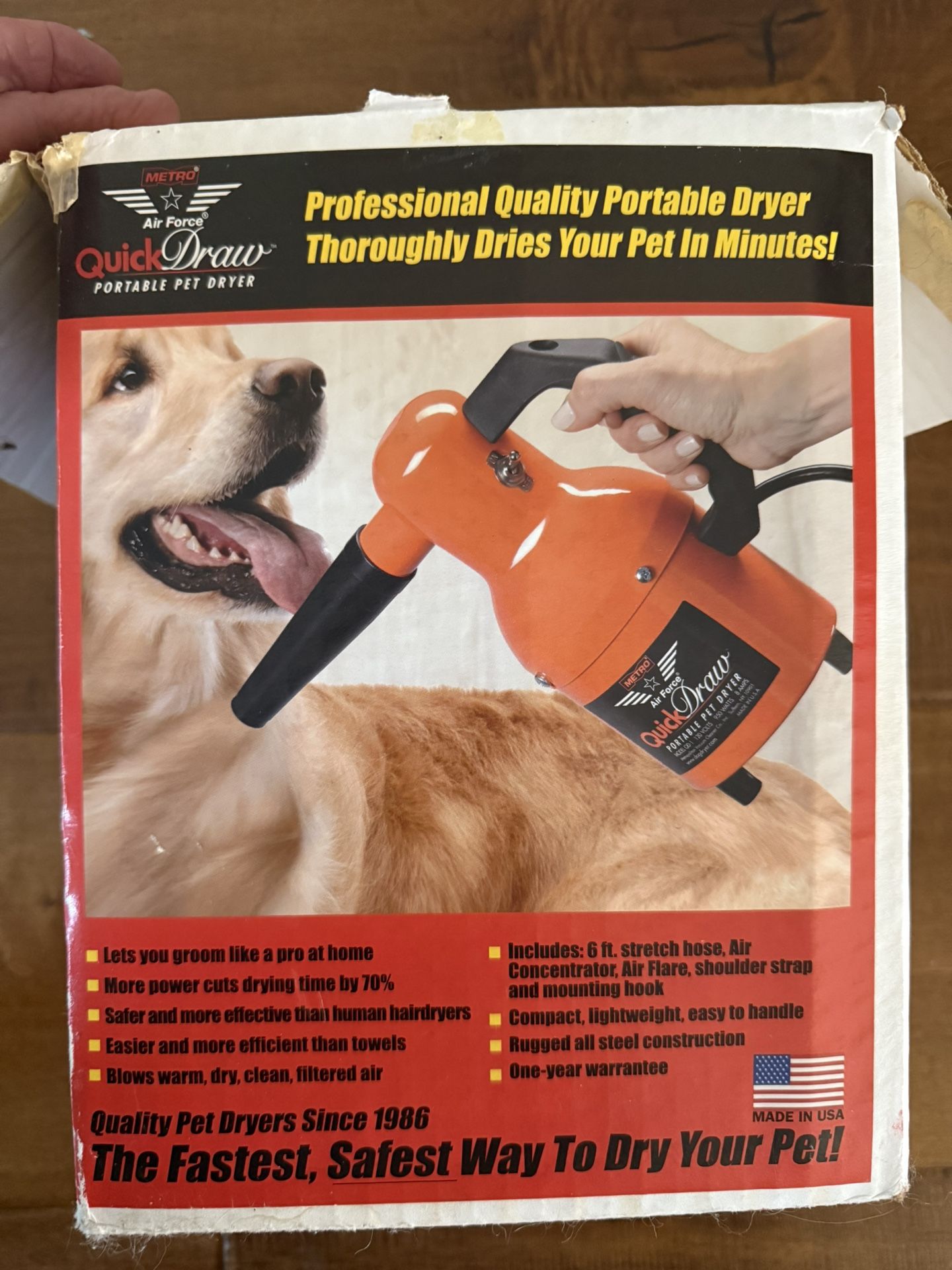 Metro Air Force Portable Pet Dryer ( Currently $139 At chewy’s)