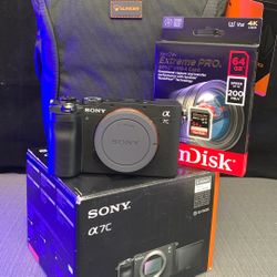 Sony a7C Mirrorless Camera (body Only) Free Gift To Choose Buying This Month 