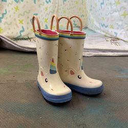 Cat&Jack || Toddler Girl Rain Boots 5T unicorn