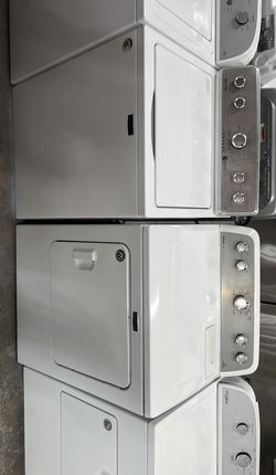Maytag Top Load Washer & Dryer Set – Agitator, White, Tested