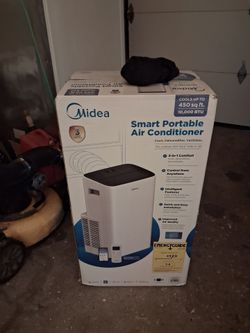 Brand new.\nIn the box portable air conditioner