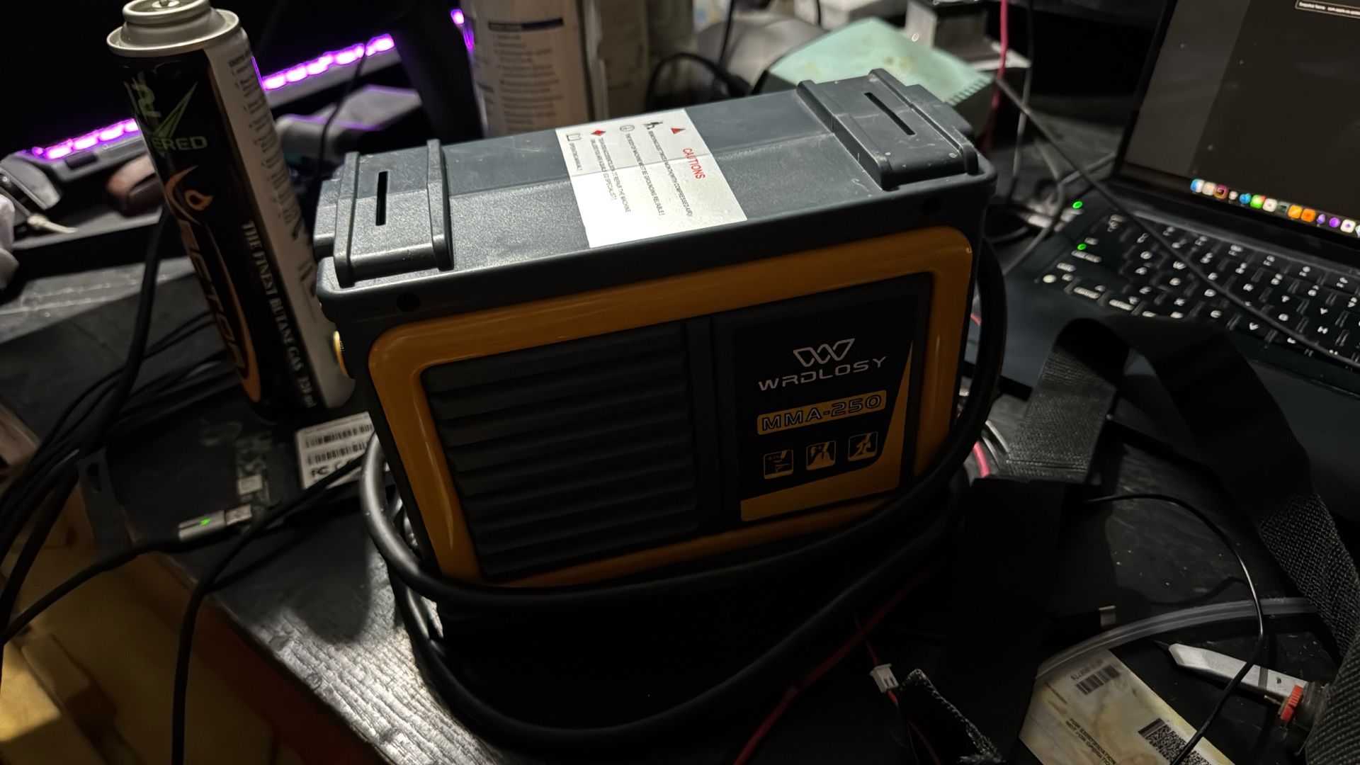 250A 110V Welding Machine, Portable Welder Machine, IGBT Digital Display LCD Stick Welder, Home DIY Arc Welder, Hot Start Arc Force Anti-stick Mini We