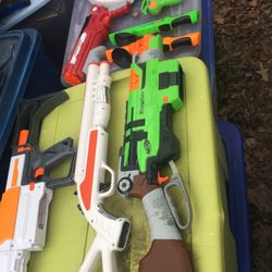 Nerf play guns and air bow offer only $30 No ammo