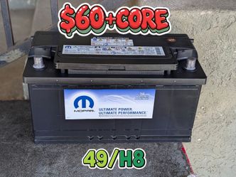Car Battery Group Size 49/H8