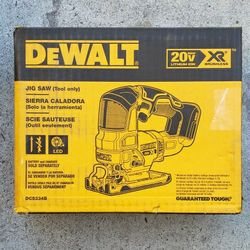 Dewalt 20v Jigsaw Brushless XR WITH VARIABLE SPEED BRAND NEW TOOL ONLY