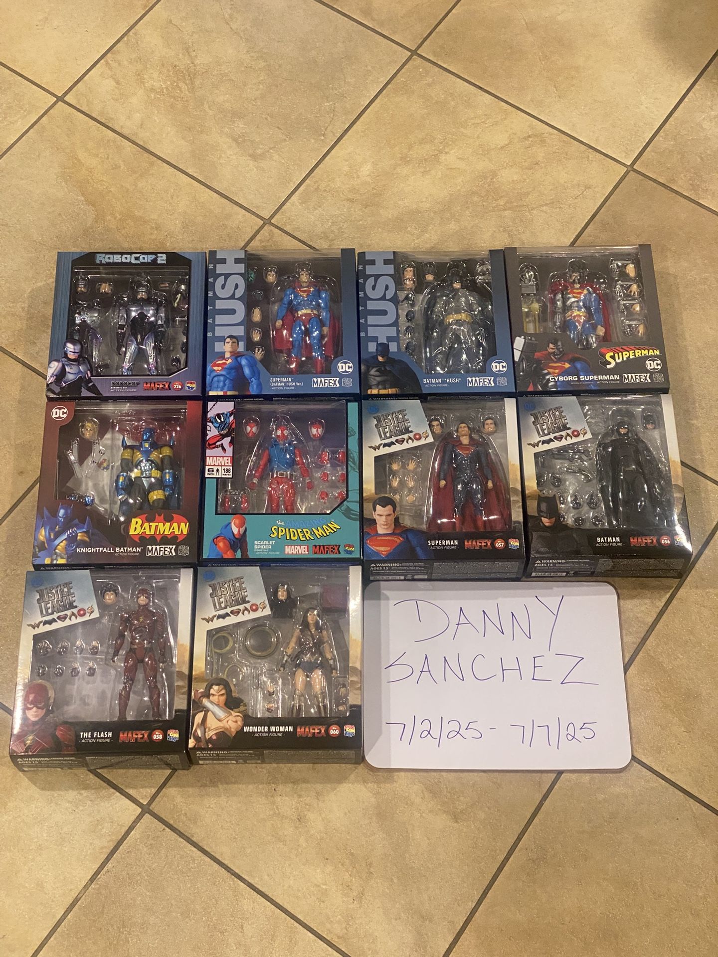 Mafex Marvel DC And Others Figures