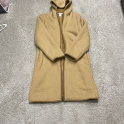 Banana republic Brown Long Fur Jacket