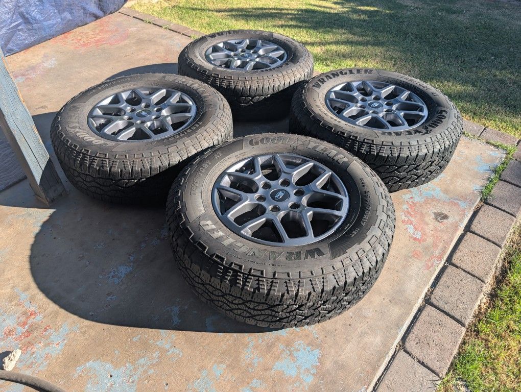 New 17s Stock Wheels & Tires Of 2025 Ford Ranger